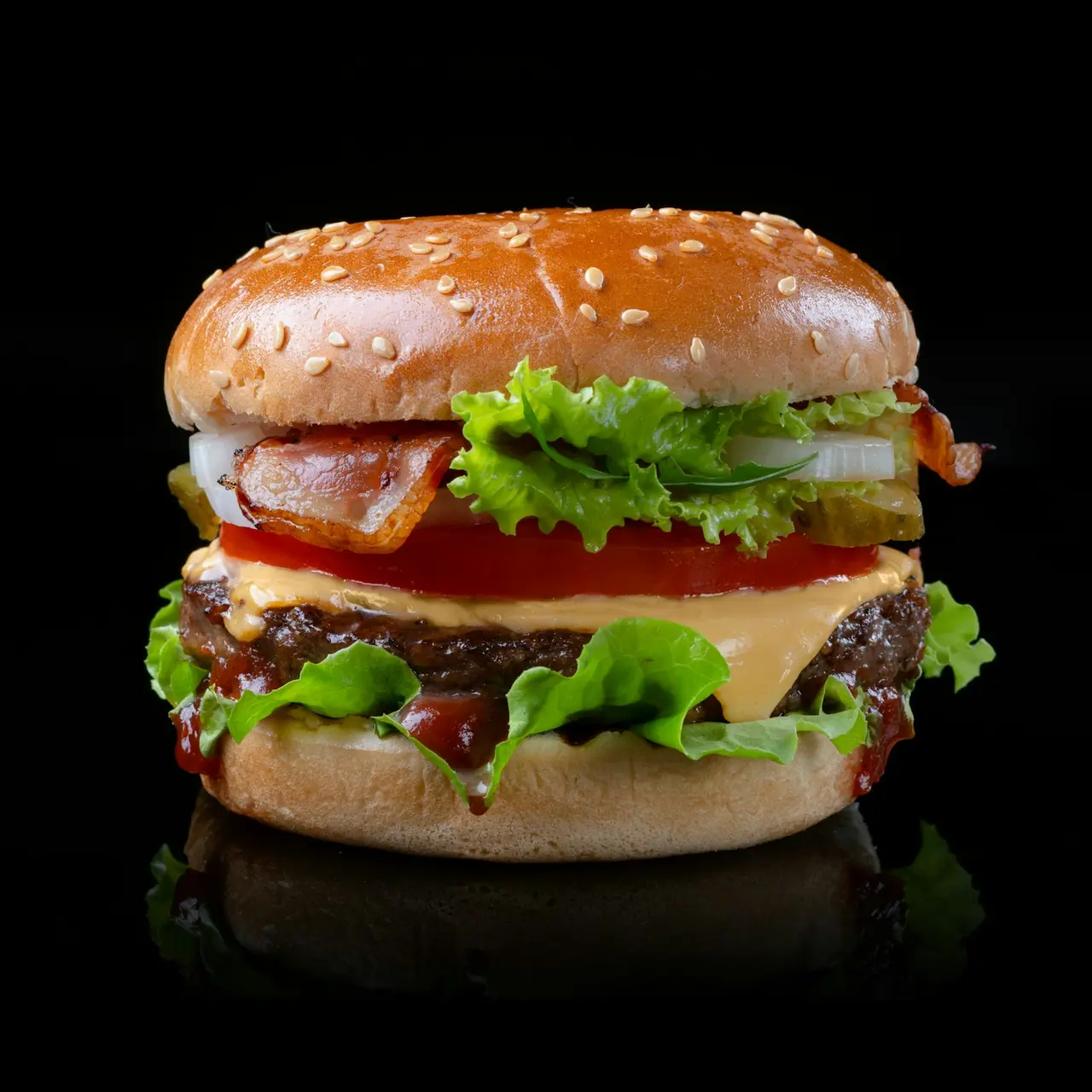 Bacon Cheeseburger bei Oria Grill Hamm
