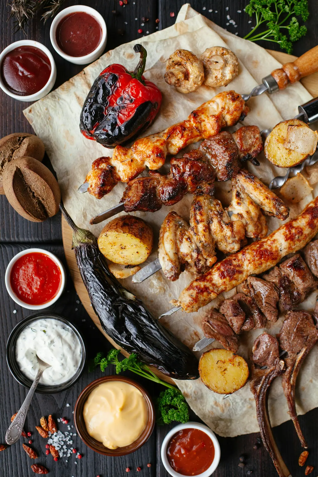 Gemischter Grillteller bei Oria Grill in Hamm