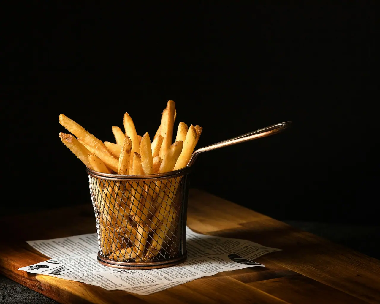 Pommes Frites bei Oria Grill Hamm